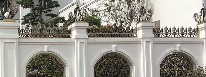 chông rào nhôm đúc cổ điển